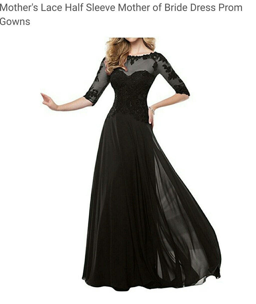 Beautiful black never worn gown